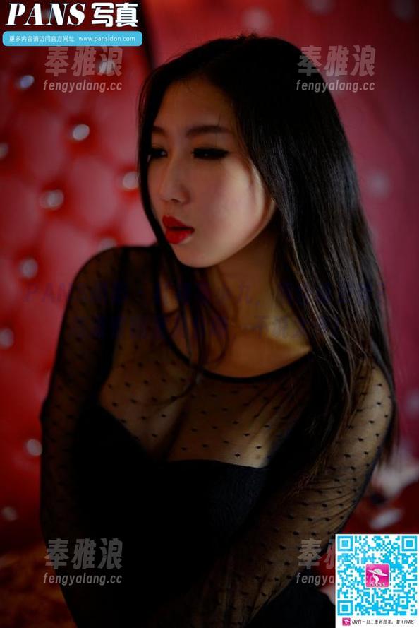 PANS摄影-小九 PANS摄影 - 红裙与小九,组合谁更香?高清套图里见分晓,不说太多!