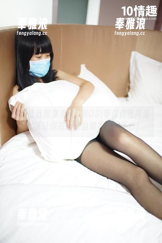 ROSI口罩 黑边蕾丝图集来啦!ROSI带你体验高清,保证让你在绳索边缘柔软得不行!