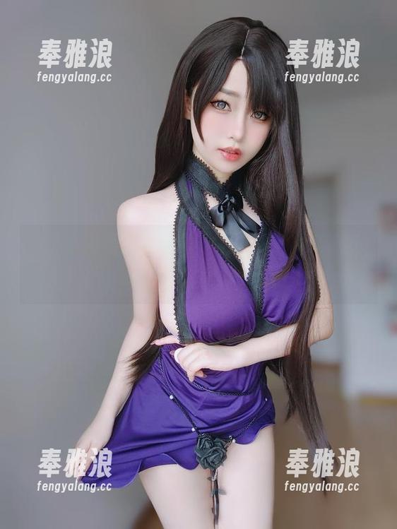 女主K再度强袭，豹纹内衣cos之王的套图，穿上去就像野外求生！