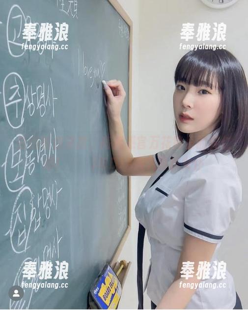 在线等你来撩，高清感官万花筒里的姜仁卿(강인경)与DJAWA蕾丝女仆
