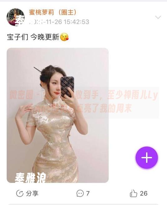 禅雨儿Lynne 微密圈 - 全套图包收到手,至少禅雨儿Lynne的视频点亮了我的周末